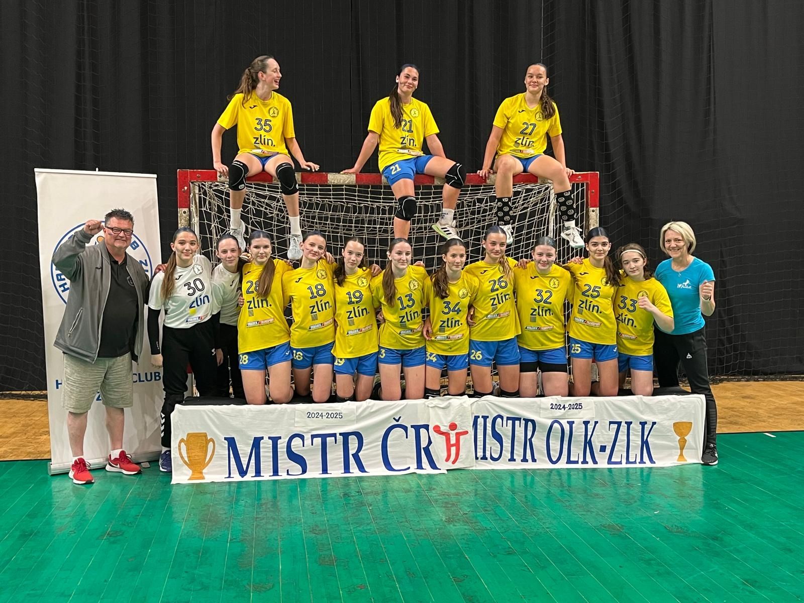 Žákovská liga pohledem starších žaček Zlína: Klíčová je poctivá práce, míní trenér vítězného týmu Petr Habrovanský